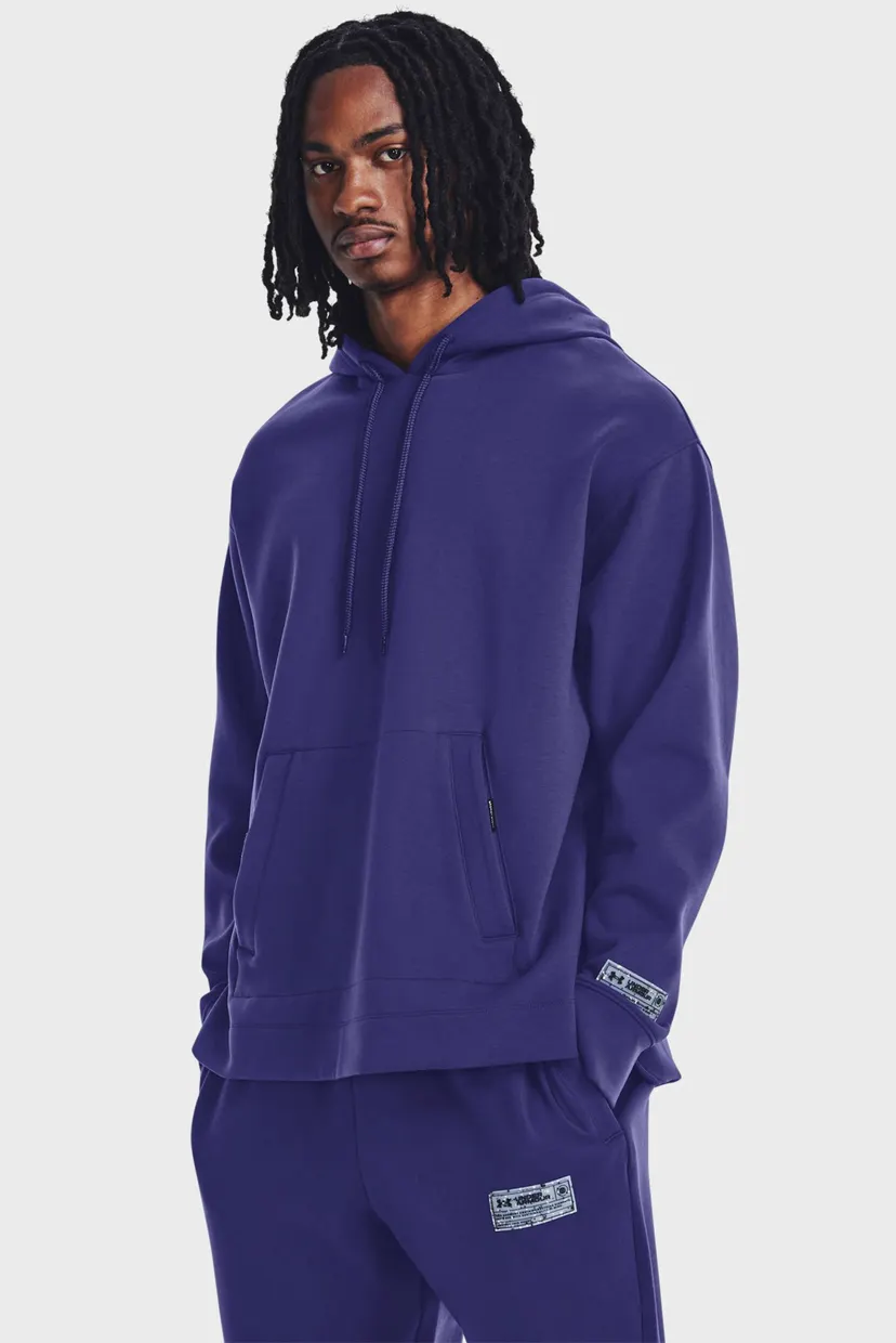 Темно-синее худи UA Summit Knit Hoodie (унисекс) Under Armour