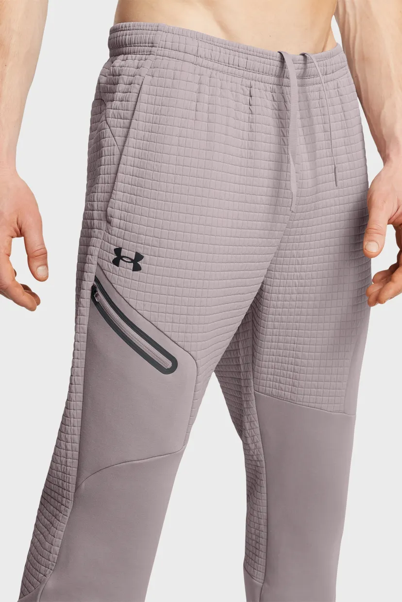 Мужские пудровые спортивные брюки UA Unstoppable Flc Txtr Jrg 4