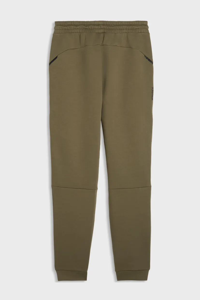 Мужские оливковые спортивные брюки PUMATECH Sweatpants Men 5