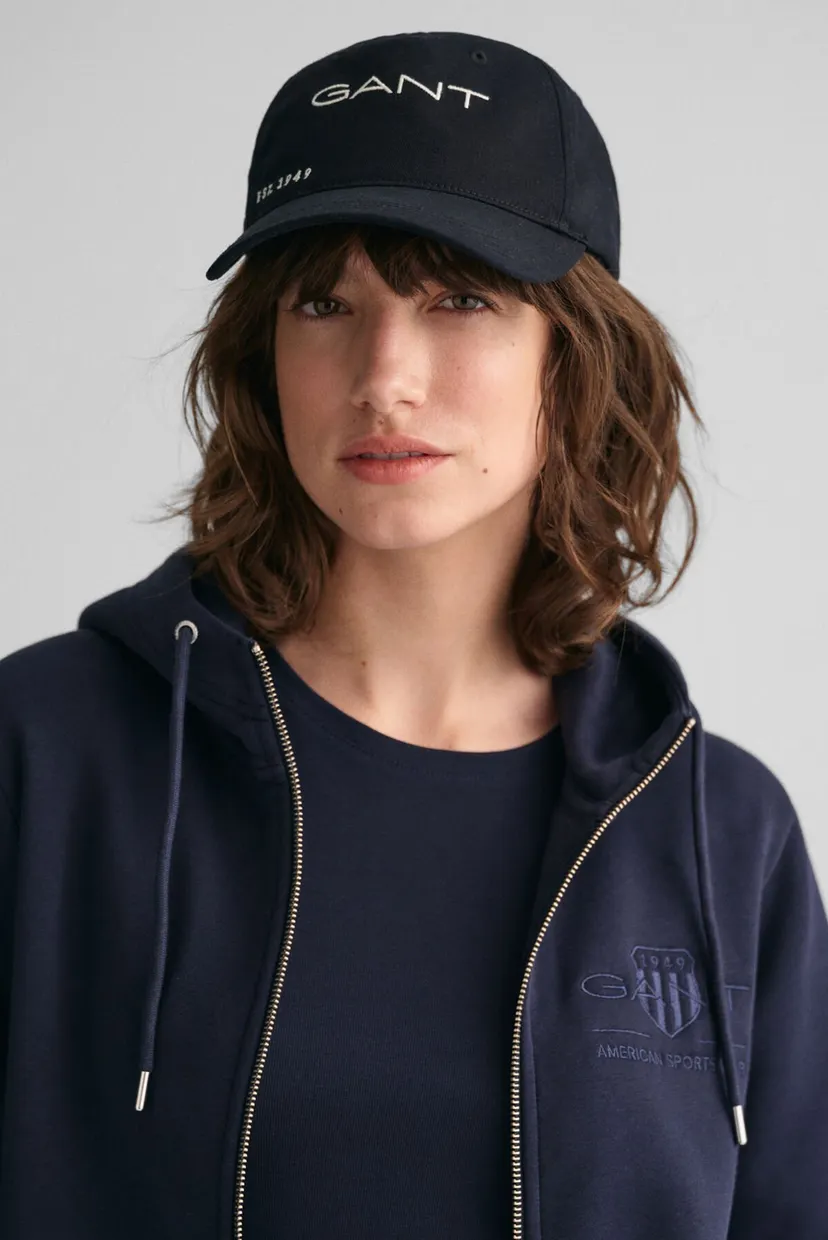 Женское темно-синее худи REG TONAL SHIELD ZIP 5