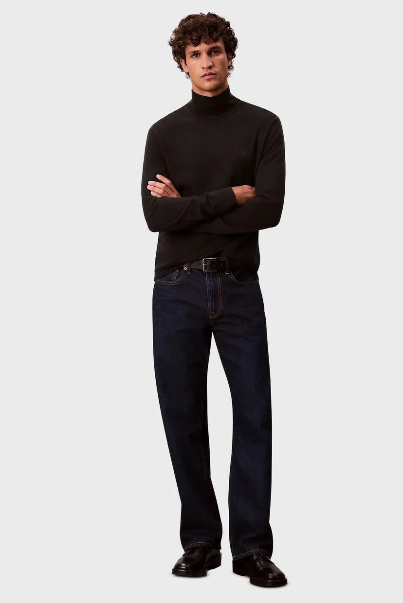 Мужской черный гольф MERINO 6