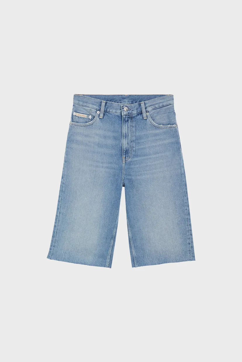 Женские голубые джинсовые шорты RELAXED BERMUDA SHORT 7