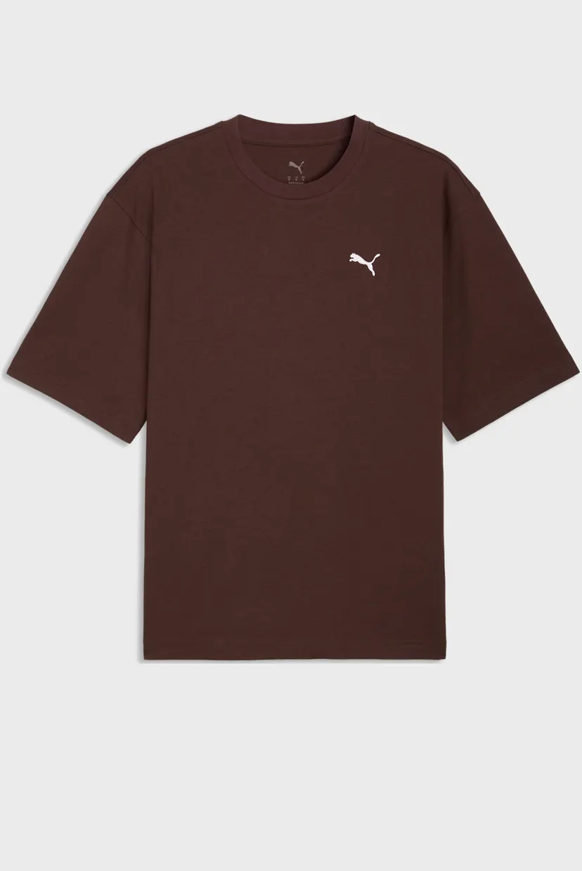 Чоловіча коричнева футболка WARDROBE ESS Boxy Tee Men 4