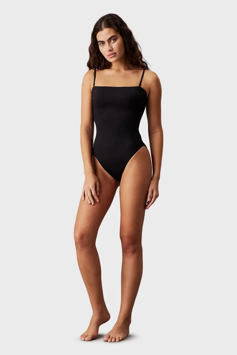 Жіночий чорний купальник BANDEAU ONE PIECE-RP 3