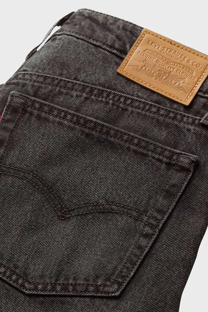 Женские черные джинсы Baggy Dad Barrel 7