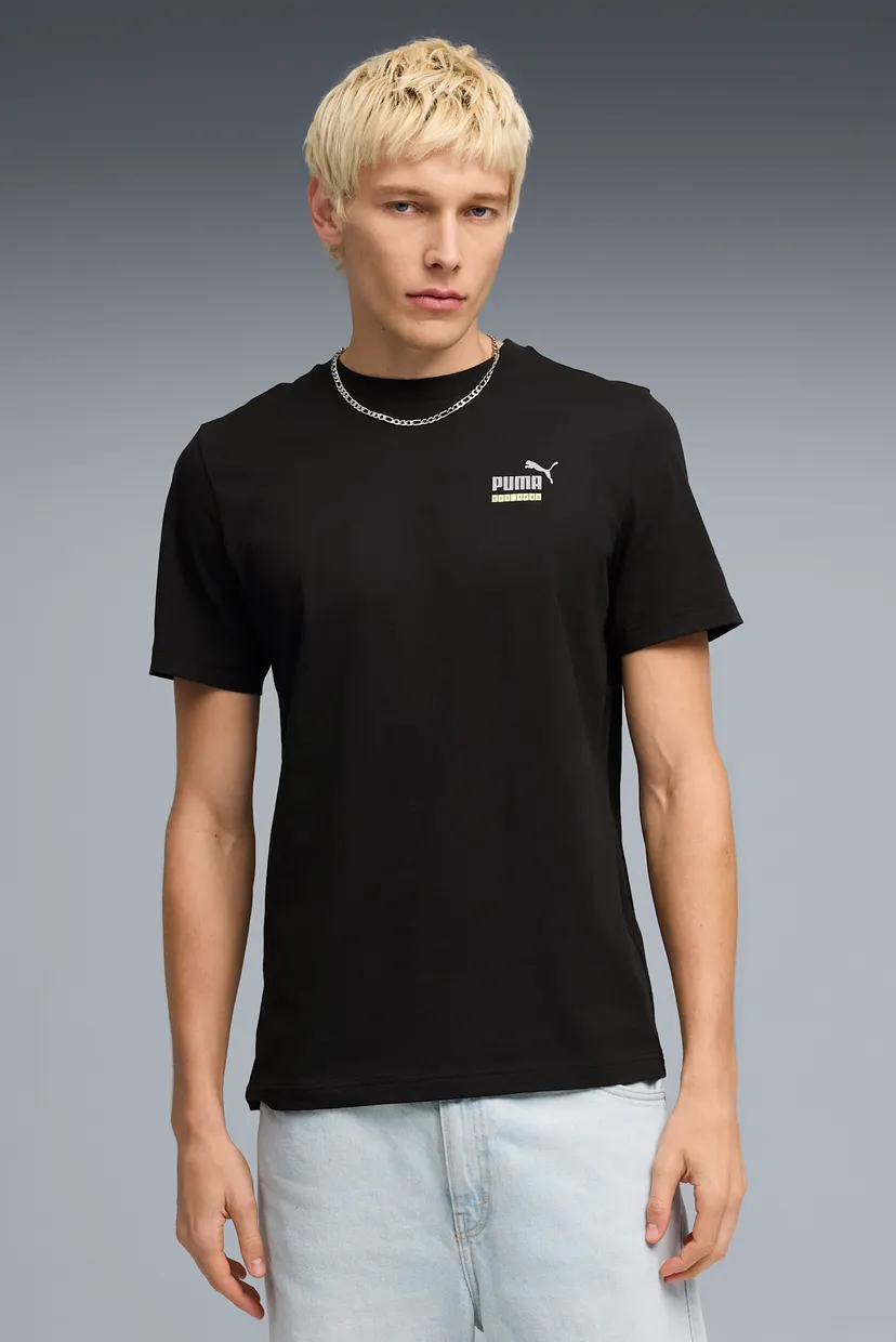 Чоловіча чорна футболка Graphic Sports Tee Men 3