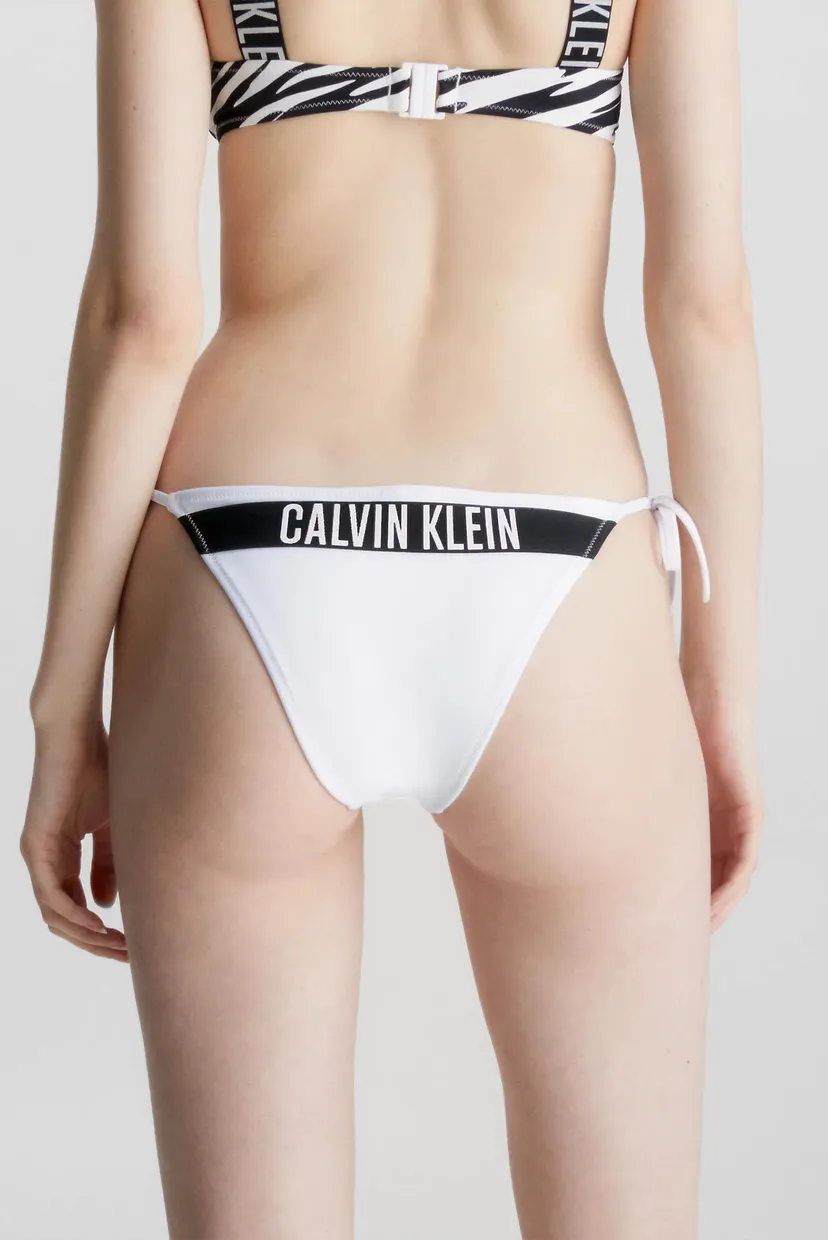 Жіночі білі трусики від купальника STRING SIDE TIE CHEEKY BIKINI 3