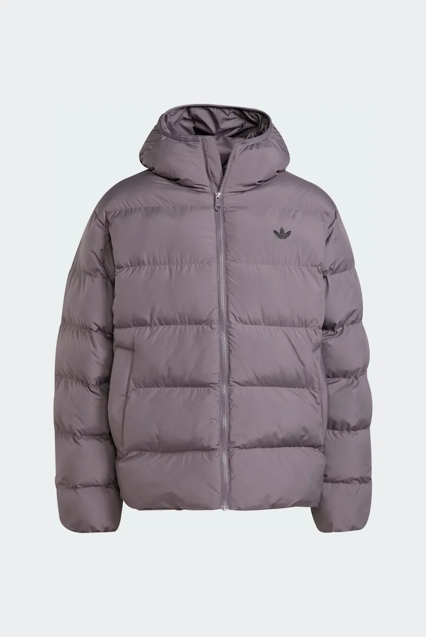 Мужской темно-серый пуховик Tonal Hooded 6