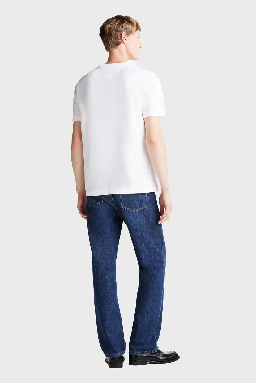 Мужская белая футболка ESSENTIAL REG FIT SOLID TEE 3