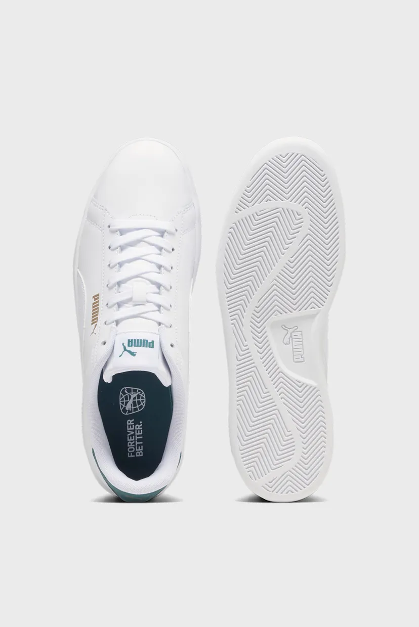 Белые кожаные сникерсы Smash 3.0 L Sneakers 5