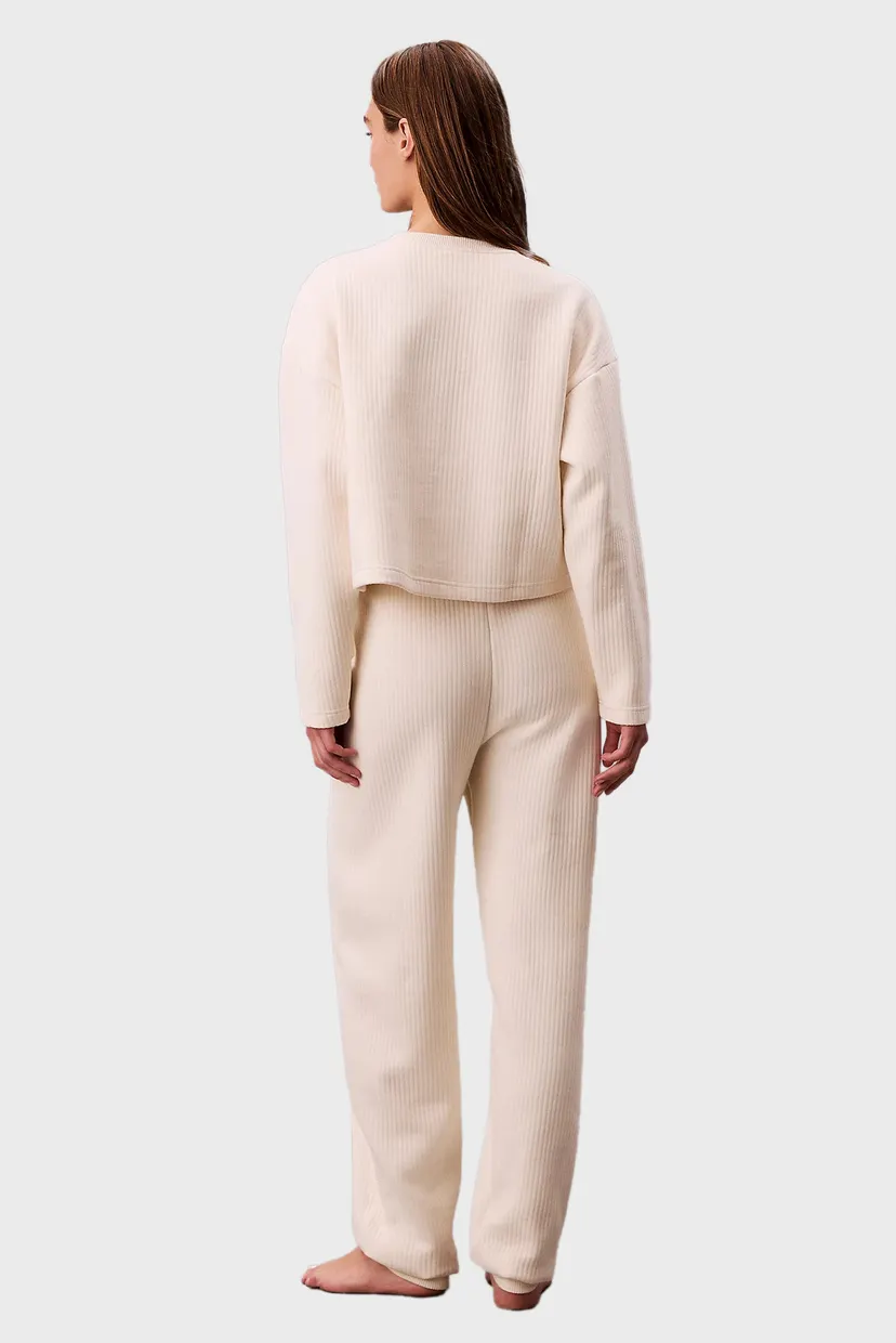 Женские белые брюки QUILTED JOGGER 3