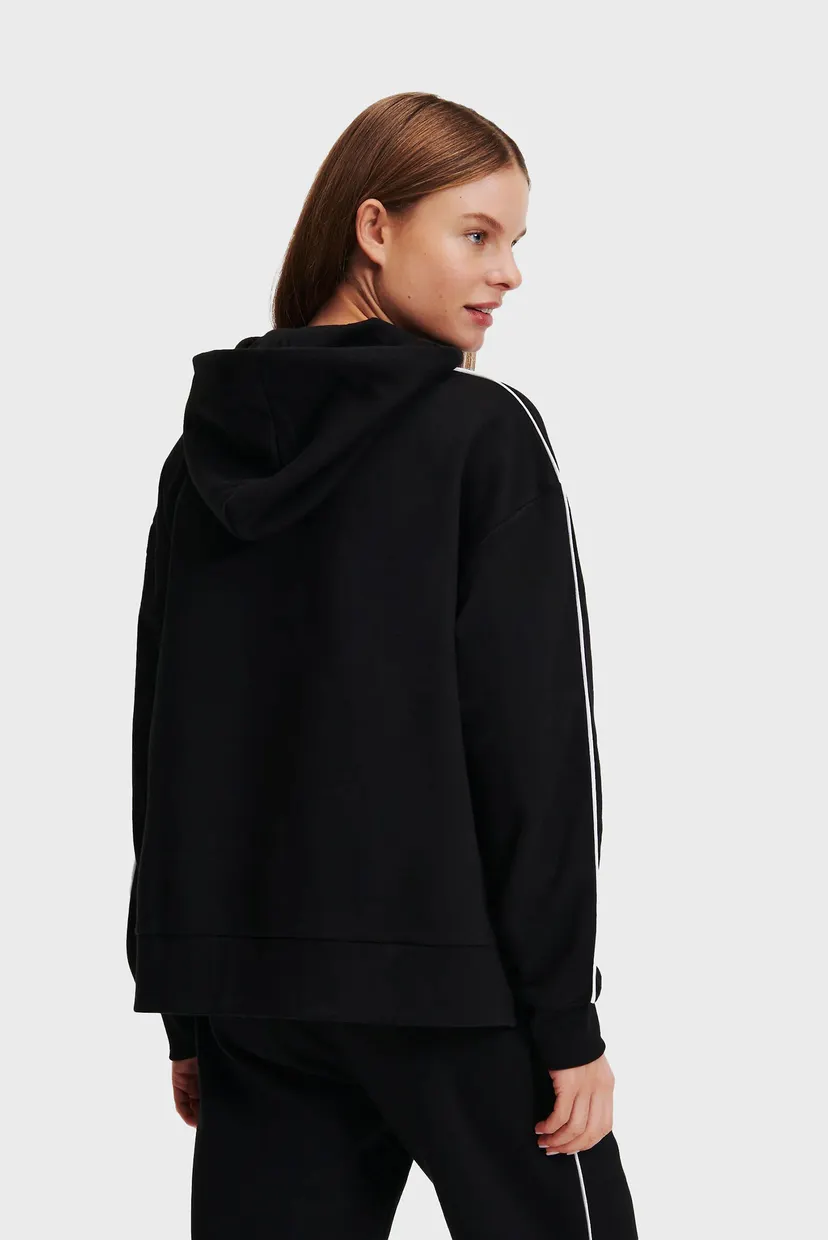 Жіноче чорне худі HOTEL KARL HOODIE 4