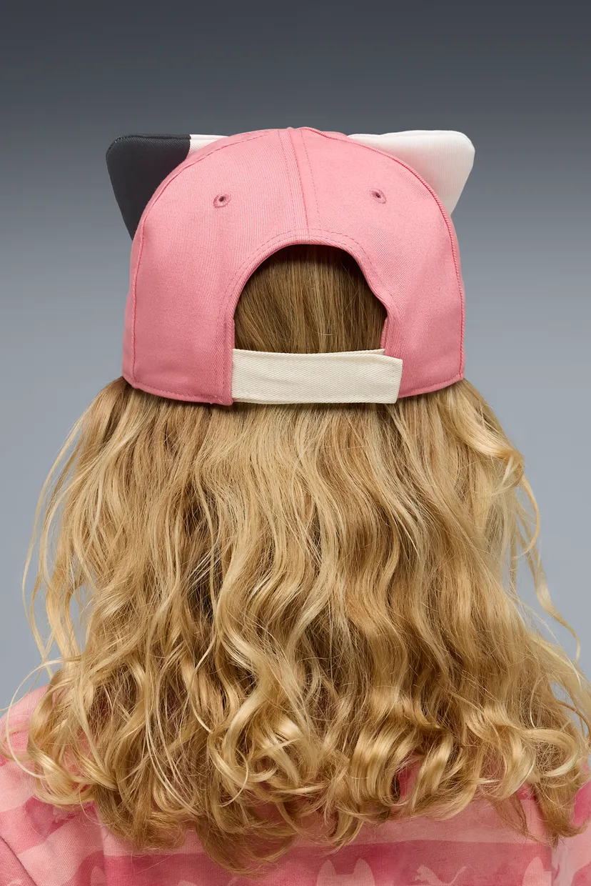 Детская розовая кепка PUMA x GABBY'S DOLLHOUSE Baseball Cap Kids 3