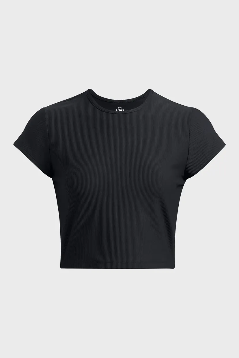 Жіноча чорна футболка Meridian Rib Baby Tee 4