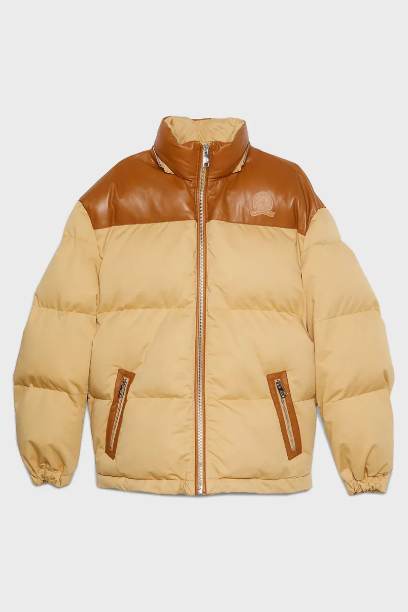 Чоловіча бежева куртка THC DG CHINO NEW YORK PUFFER 7