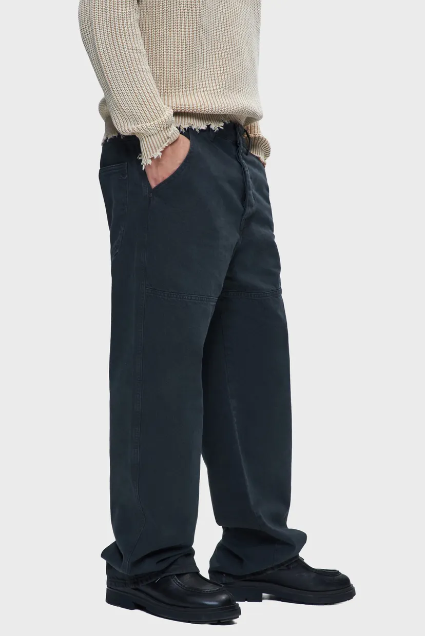 Мужские черные джинсы  relaxed fit 3