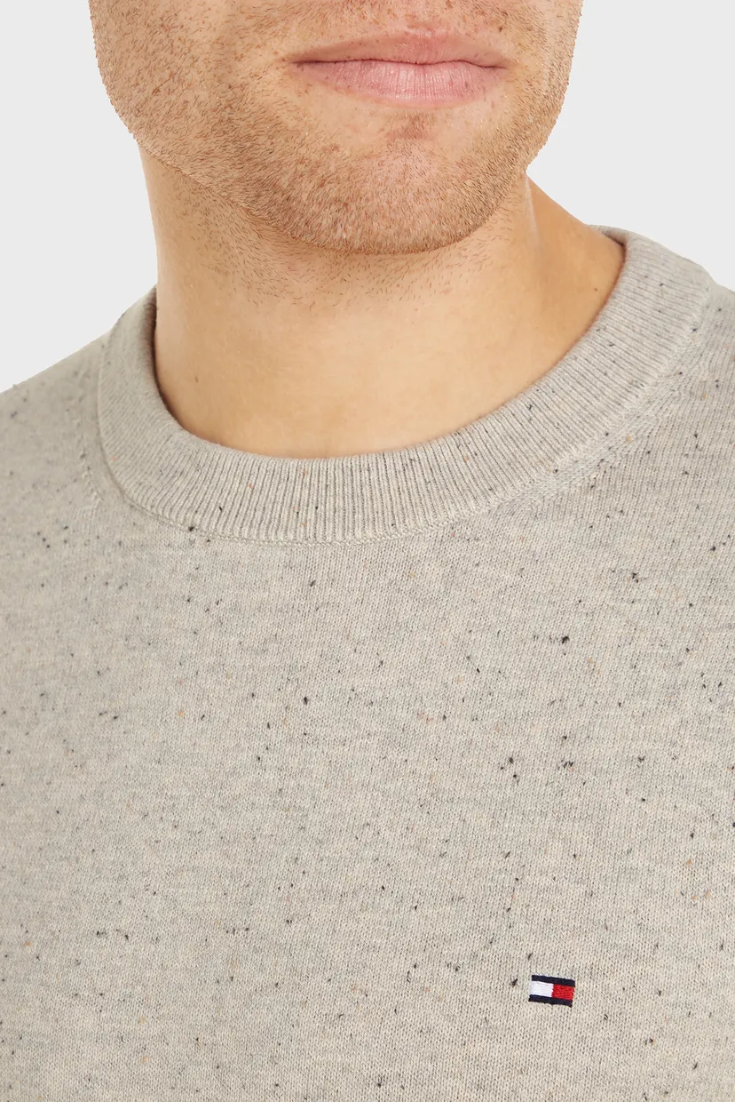 Чоловічий сірий джемпер PIMA ORG CTN CASHMERE CREW NECK 3