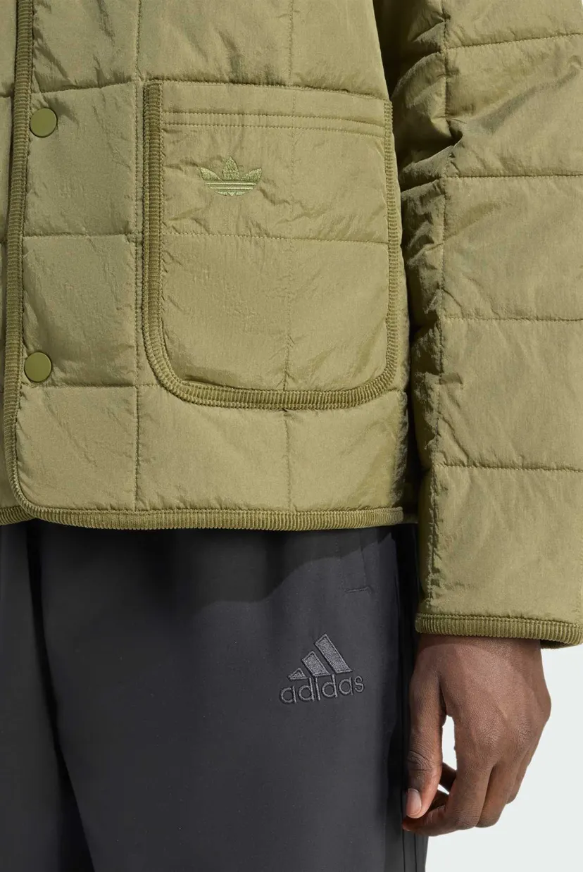 Чоловіча оливкова куртка adidas Originals Quilted 5