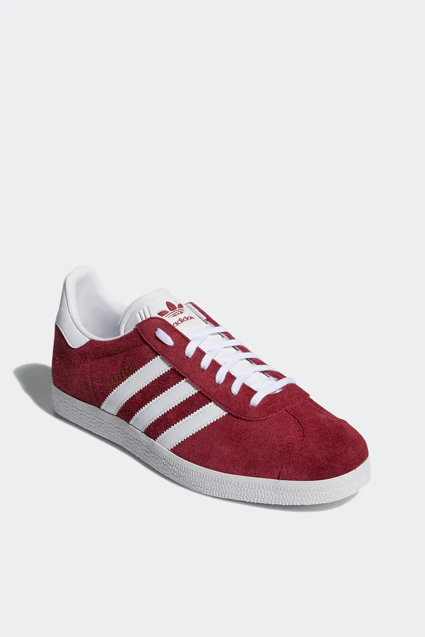 Мужские бордовые замшевые сникерсы Gazelle 4