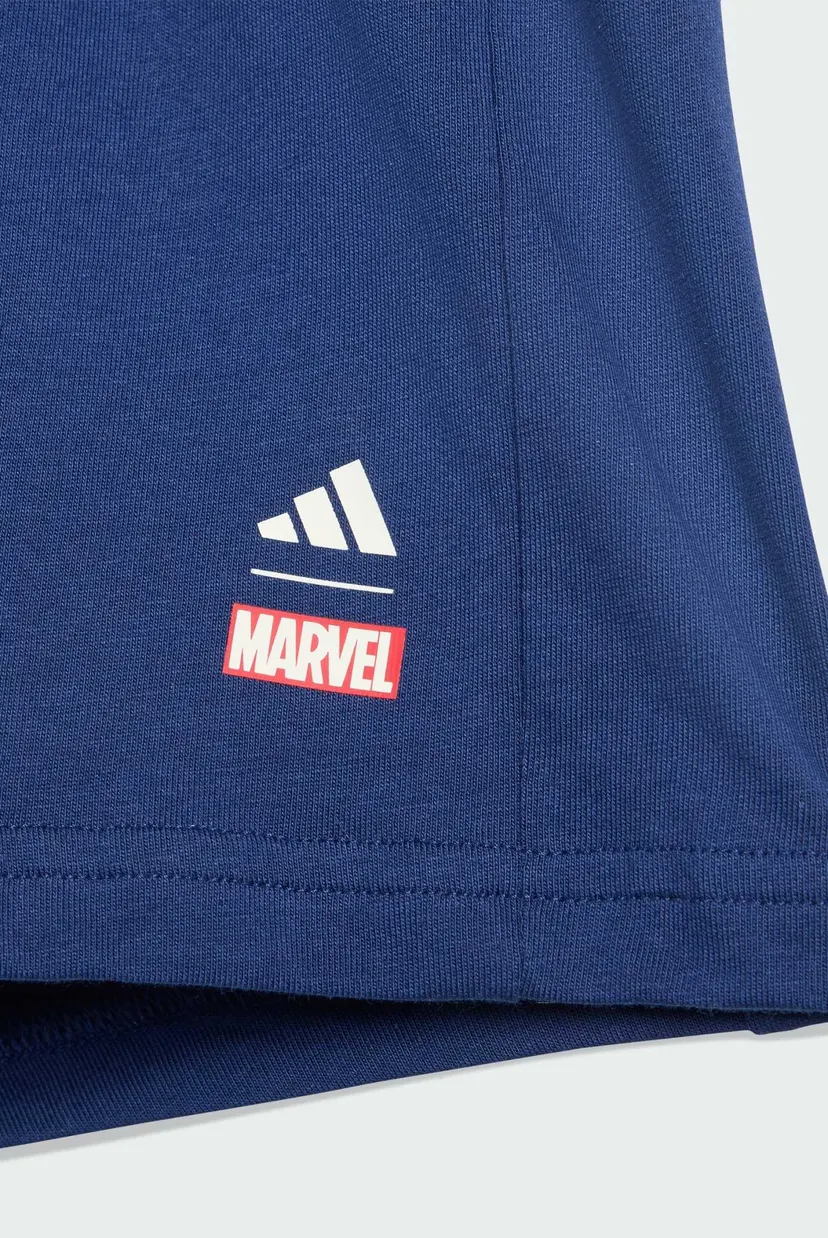 Детский темно-синий комплект одежды (футболка, шорты) ADIDAS MARVEL SPIDER-MAN 8