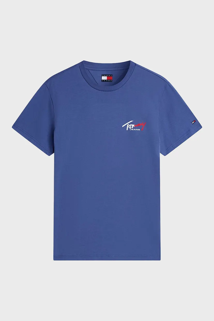 Чоловіча фіолетова футболка SLIM SIGN CHEST SS TEE EXT 5