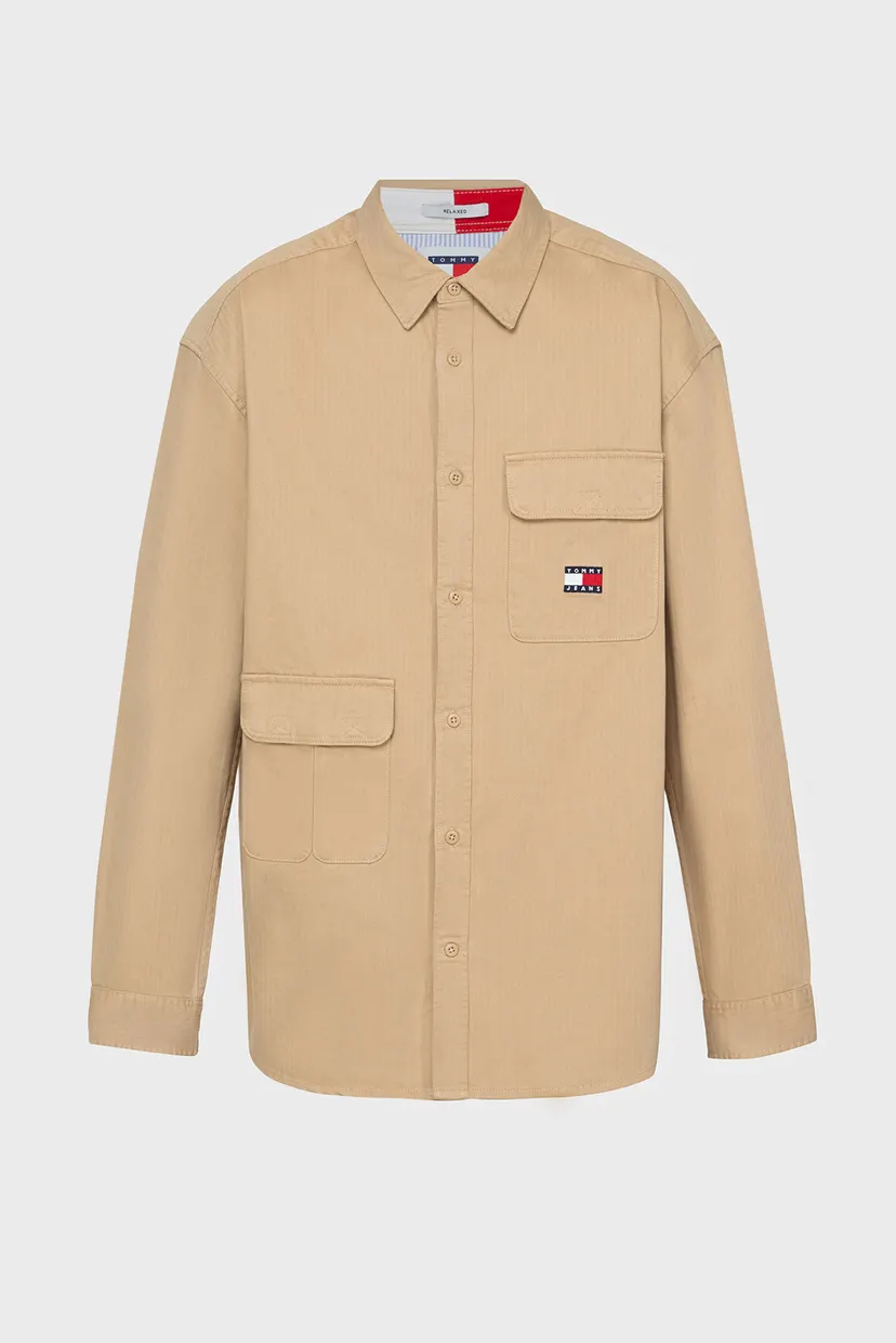 Чоловіча бежева сорочка TJM RLX ARCHIVE SHIRT EXT 5
