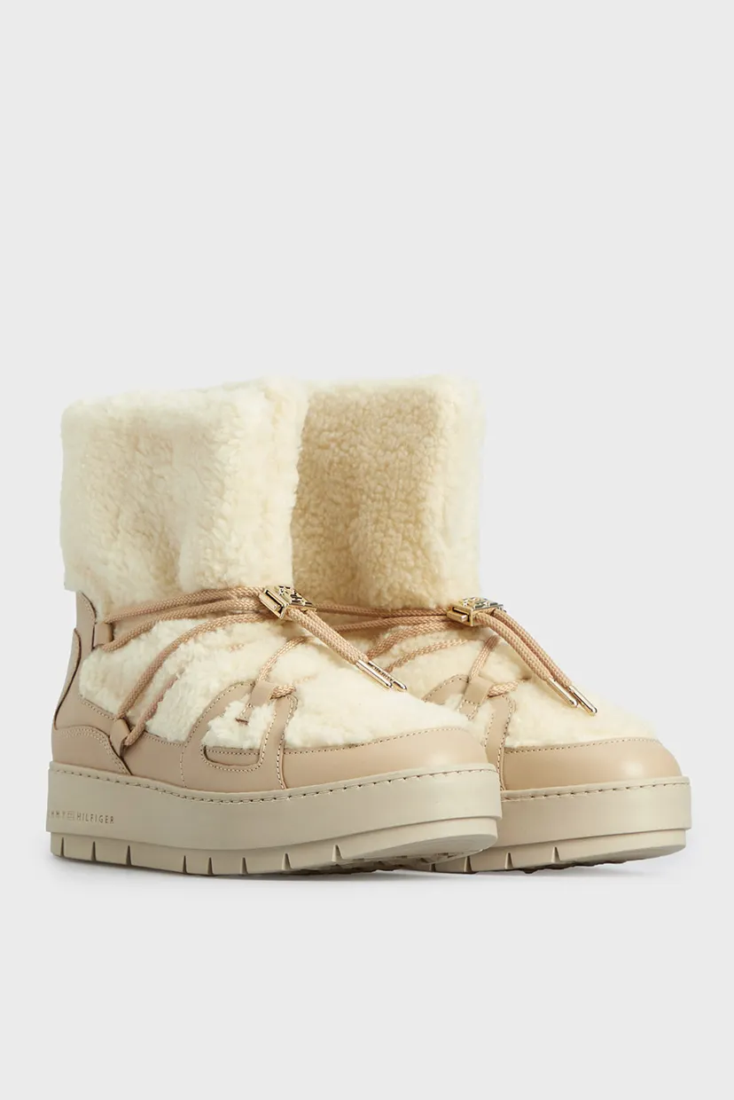 Жіночі бежеві місяцеходи TOMMY TEDDY SNOWBOOT 3