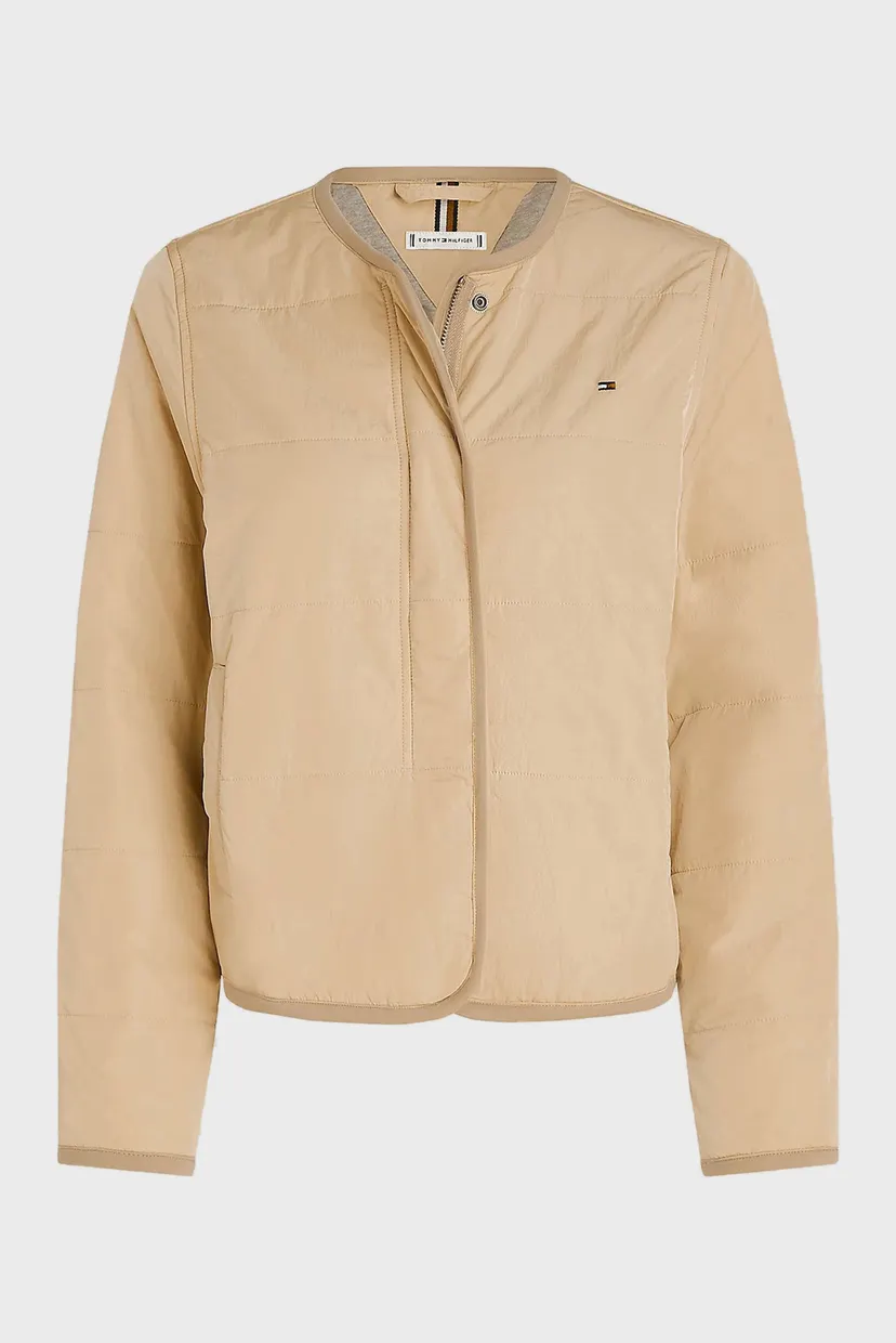 Жіноча бежева куртка JERSEY LINED JACKET 6