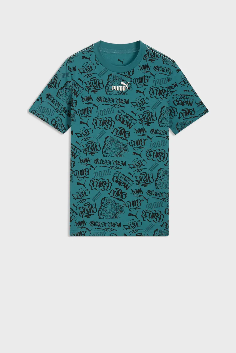 Дитяча бірюзова футболка з візерунком MID 90s Printed Tee Youth 4