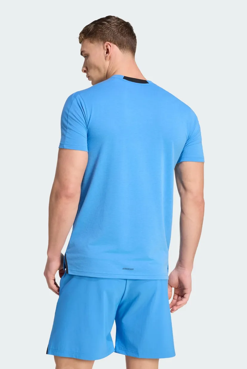 Мужская синяя футболка Designed for Training Workout 3