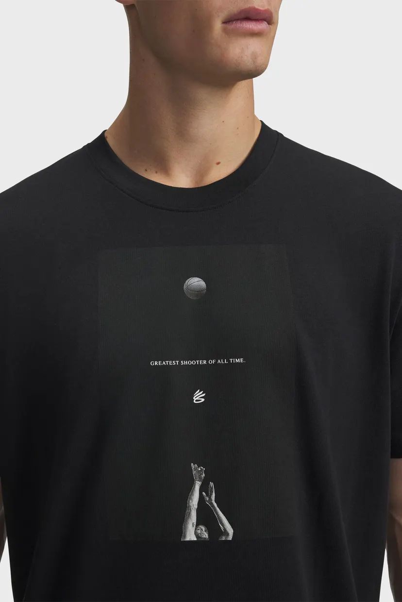 Чоловіча чорна футболка Curry Greatest Shooter Tee 3