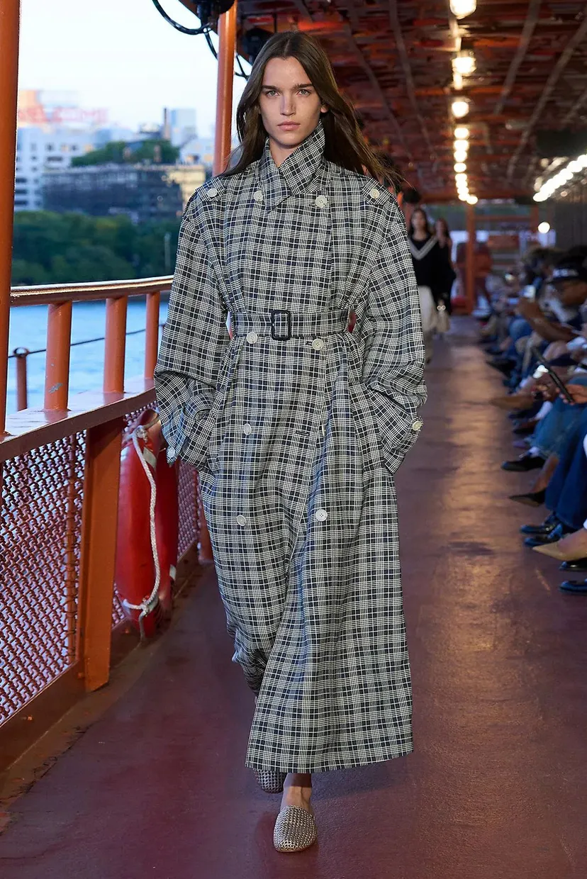 Жіночий картатий тренч The Runway Collection 7
