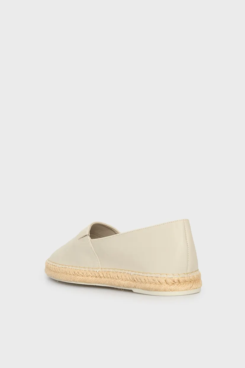 Чоловічі бежеві шкіряні еспадрилі ESPADRILLE LTH 5