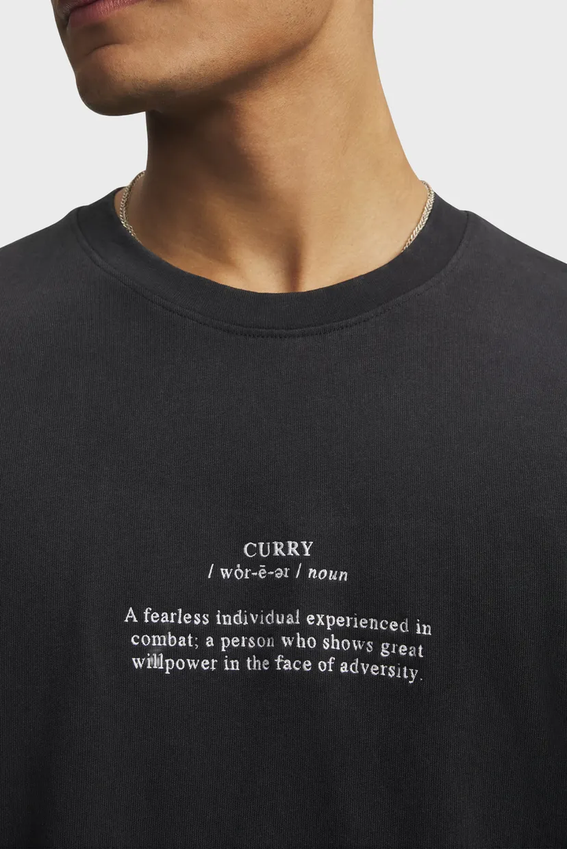 Мужская черная футболка Curry Noun Tee 3