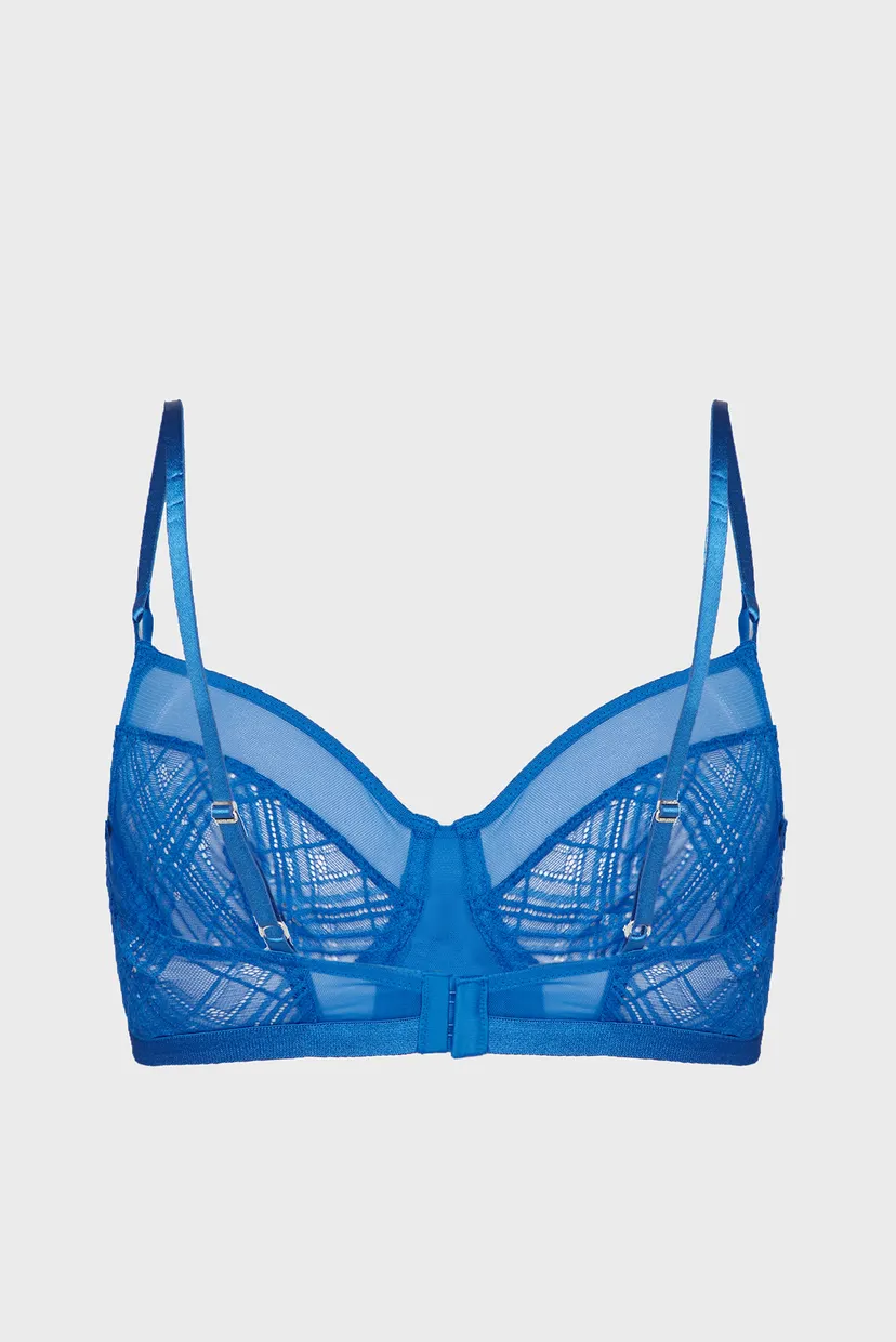 Жіночий синій бюстгальтер WIRED BANDEAU 7