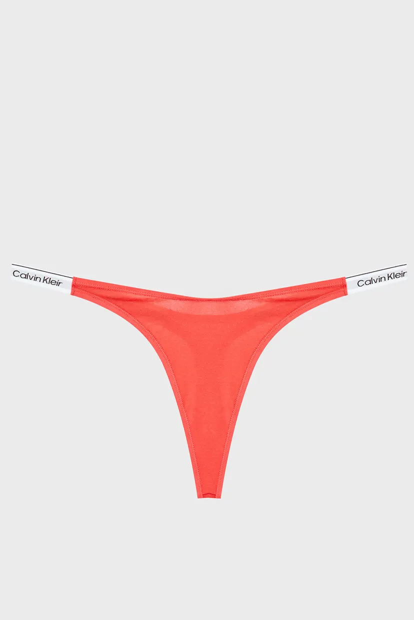 Женские коралловые трусики DIPPED STRING THONG 6