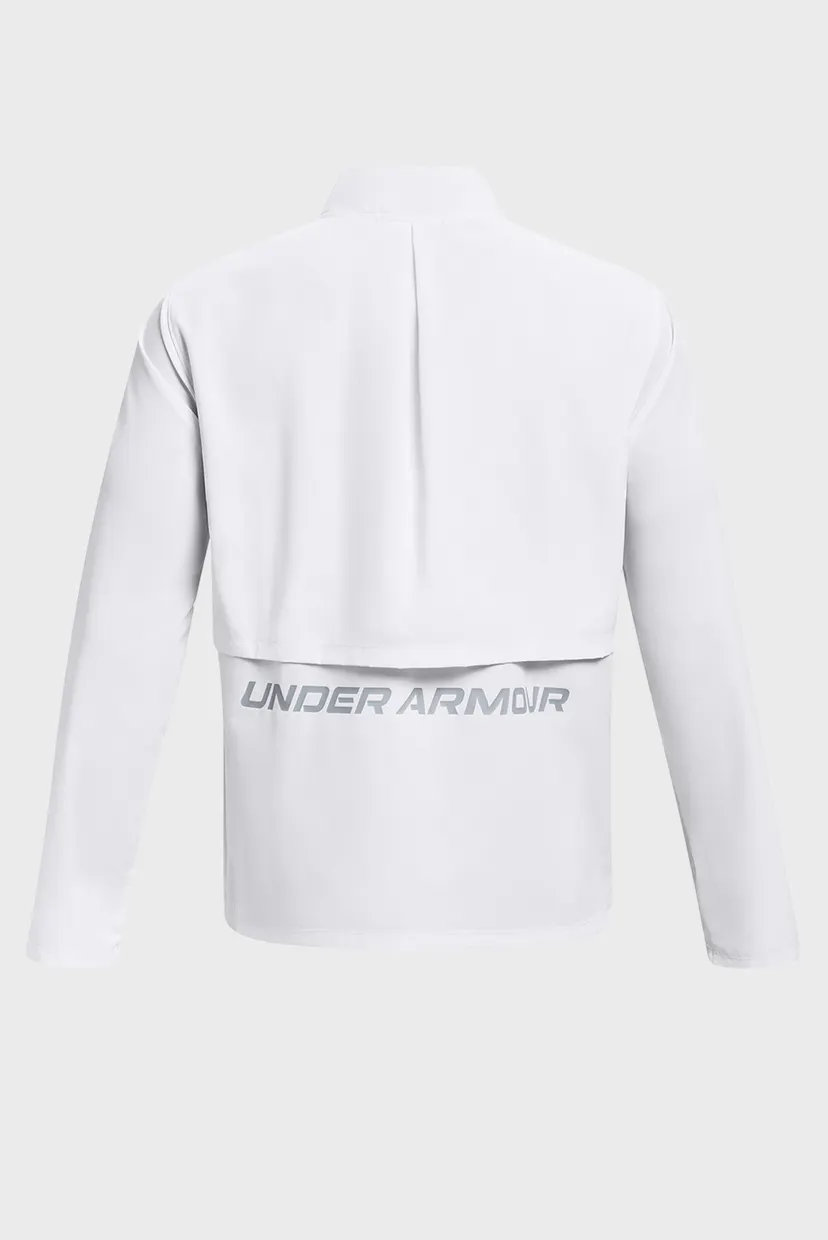 Мужская белая ветровка UA STORM RUN JACKET 4
