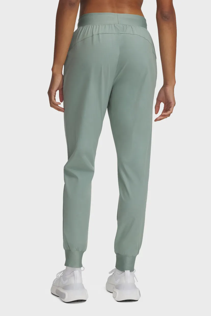 Женские мятные спортивные брюки UA Rival Hi Rise Woven Pant 3