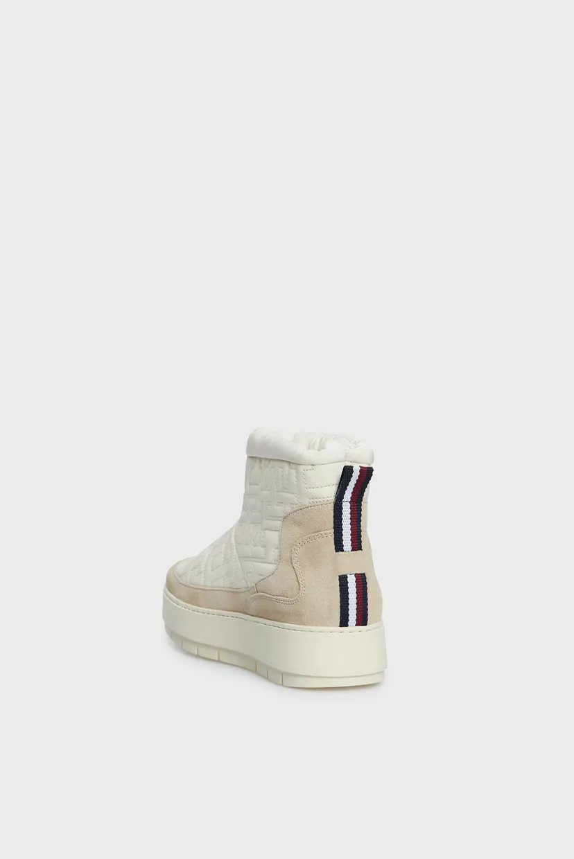 Жіночі білі дутики з візерунком TOMMY MONOGRAM SNOWBOOT 4