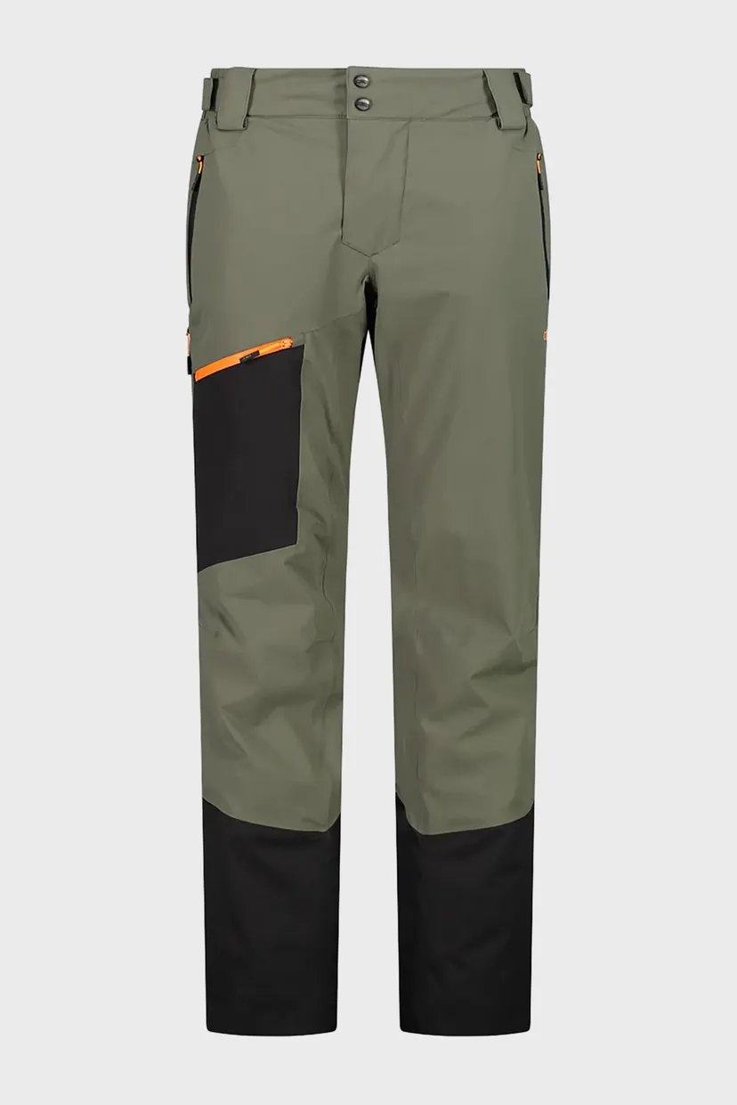 Чоловічі оливкові лижні штани FREE RIDE TWILL 8