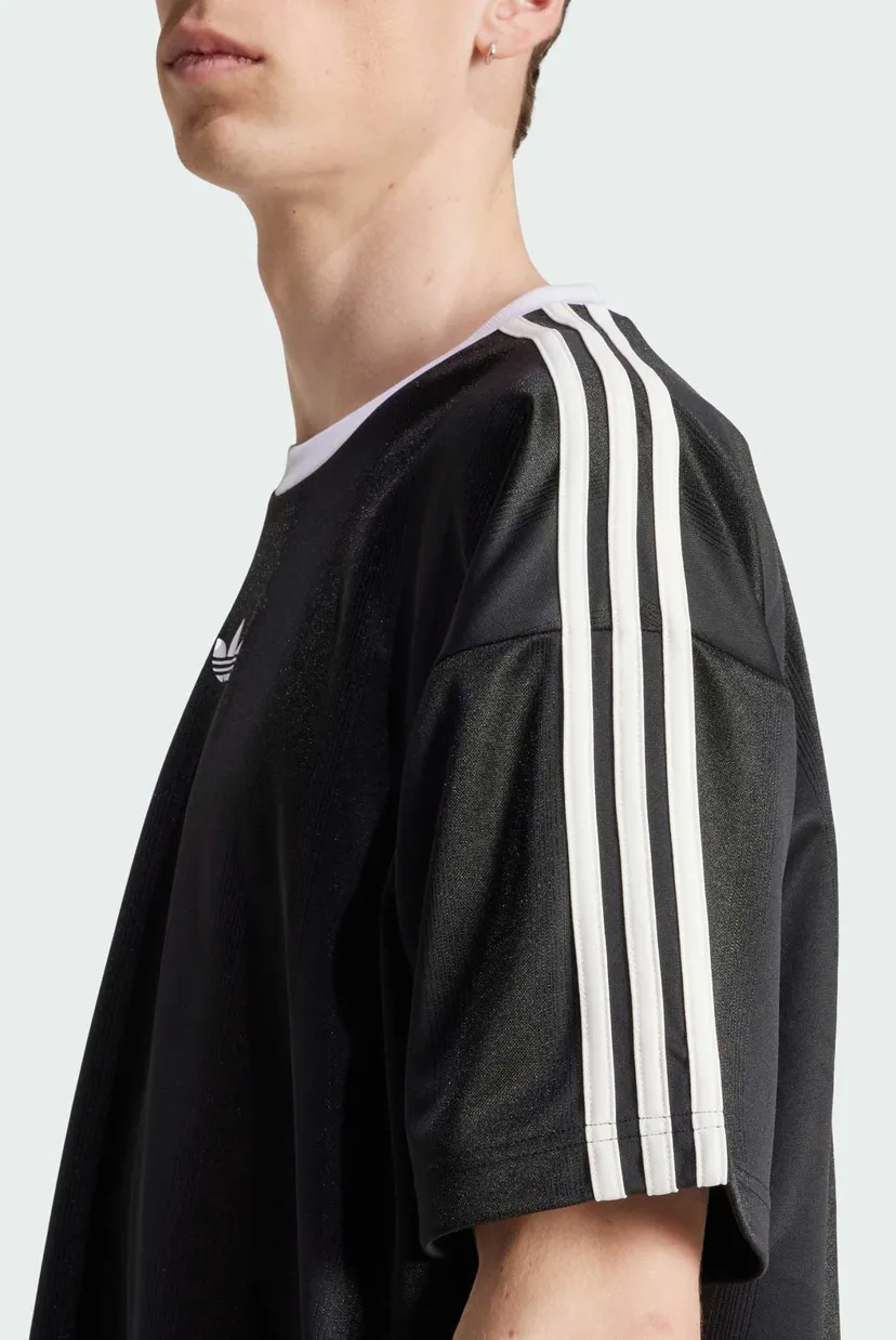 Мужская черная футболка adidas Adicolor Jacquard 5