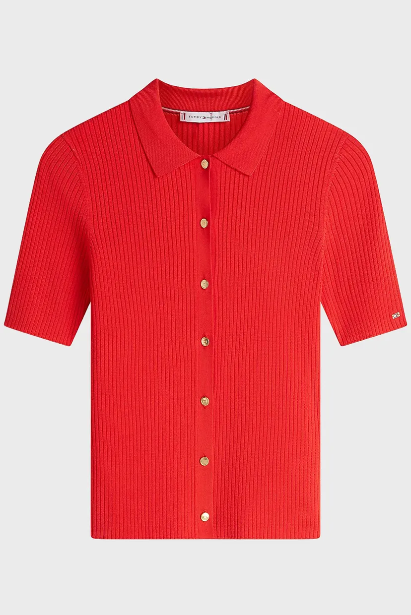 Женское красное поло RAYON 5