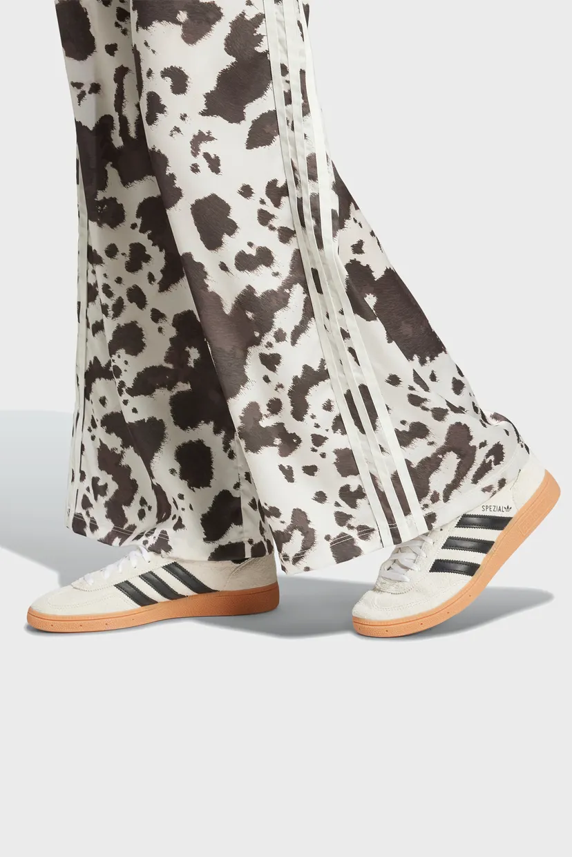 Жіночі білі спортивні штани з візерунком adidas Originals Satin Wide Leg 5