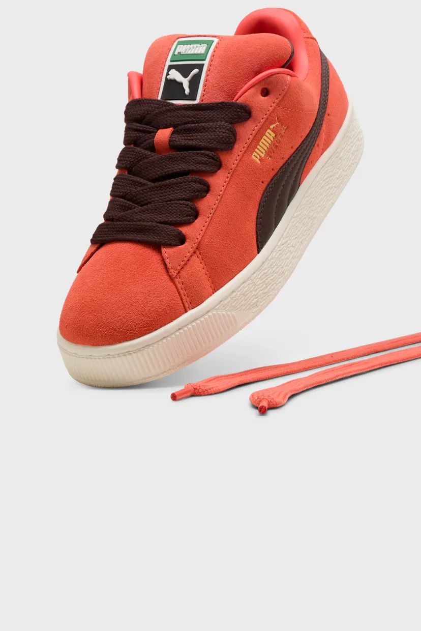 Помаранчеві замшеві снікерси Suede XL Sneakers 5
