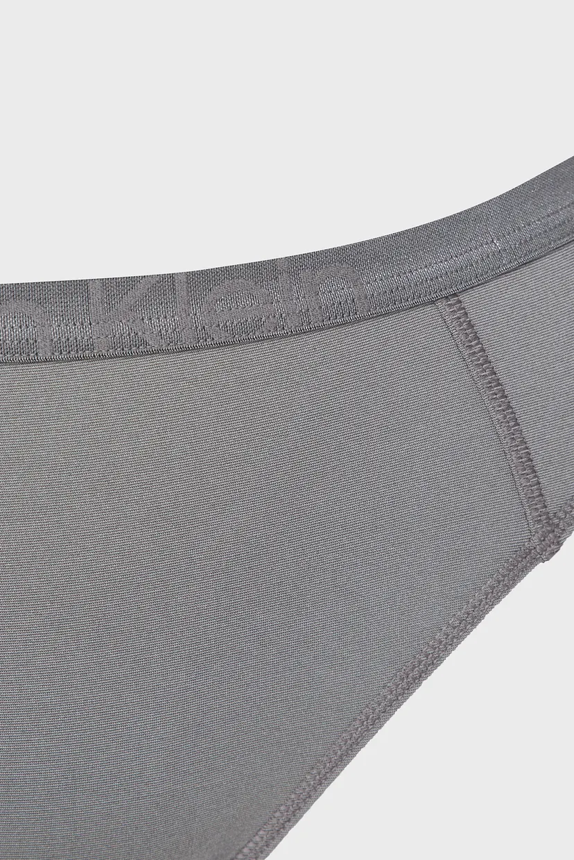 Женские серые трусики HIGH LEG TANGA 4