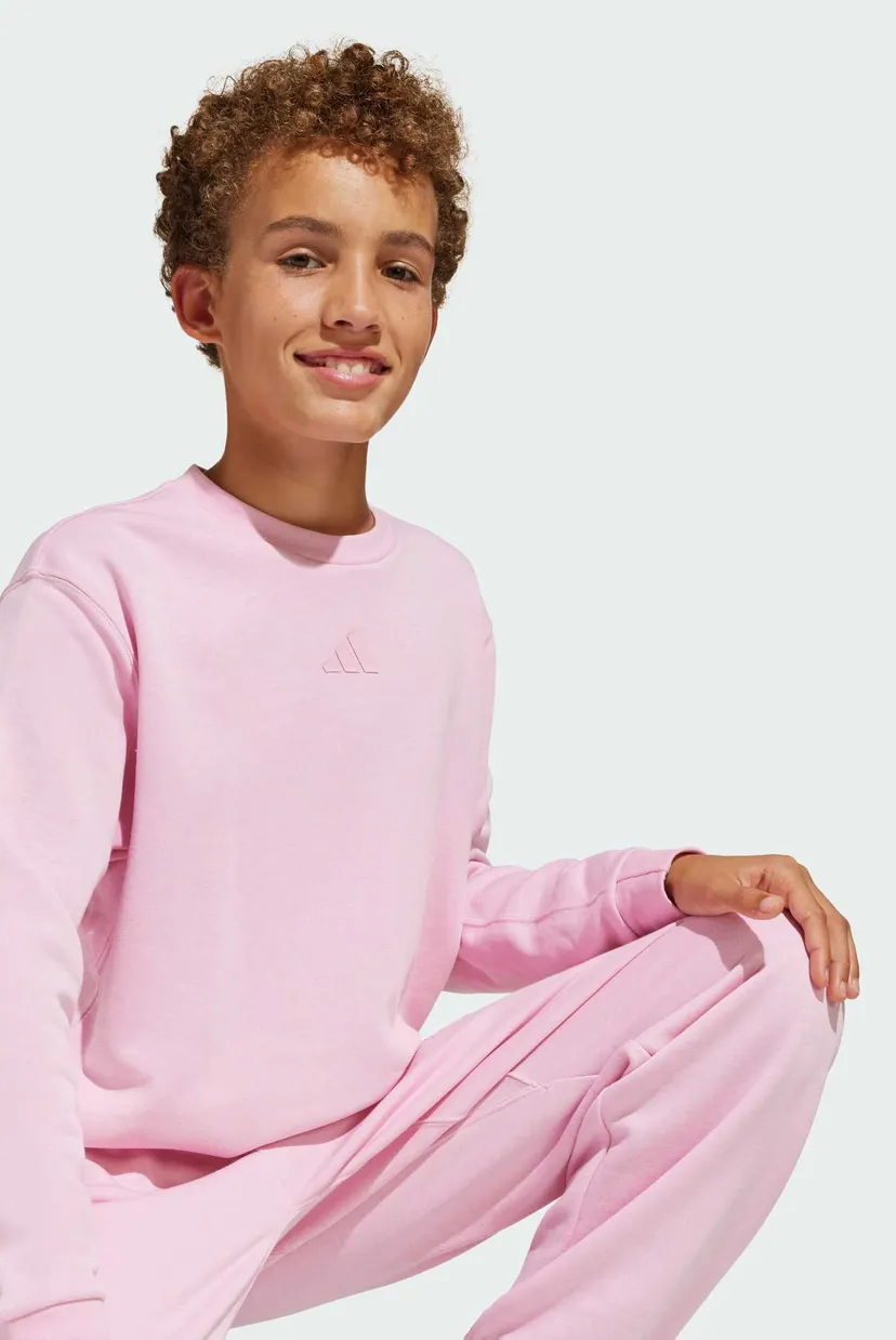 Детский розовый свитшот All SZN Graphic Crew Kids 4