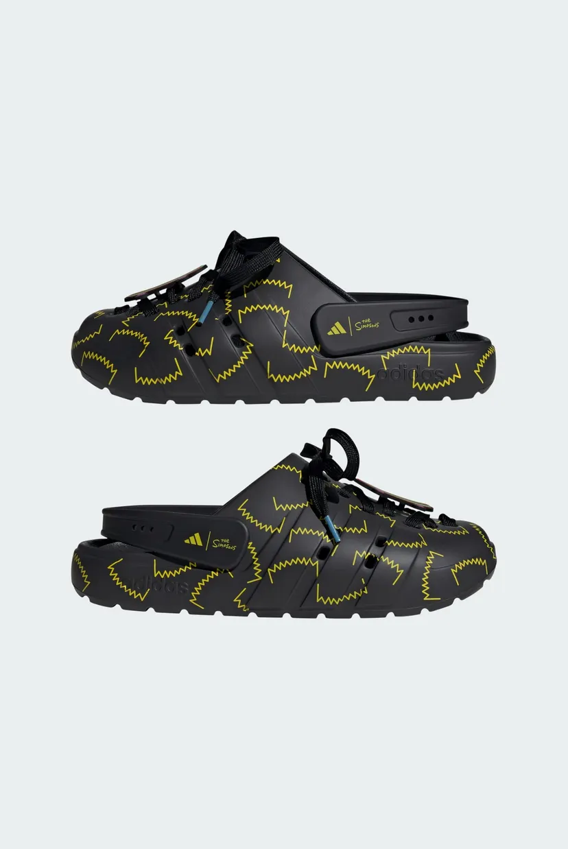 Чорні клоги ADIDAS THE SIMPSONS ADILETTE 7