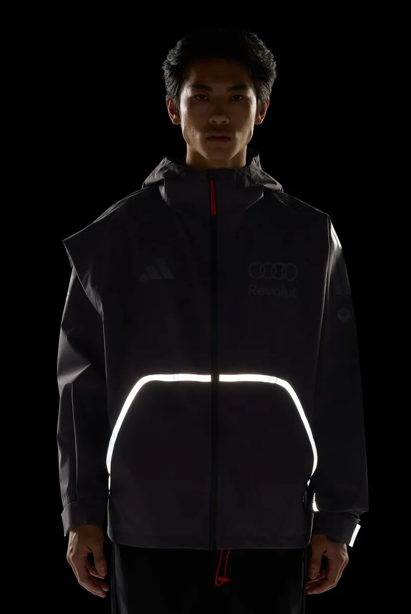 Чоловіча сіра вітровка AUDI REVOLUT F1 TEAM ENGINEERS & MARKETING RAIN 4