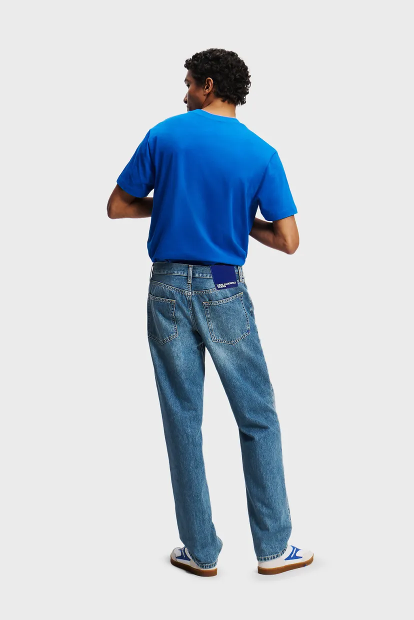Мужские синие джинсы klj straight denim 3