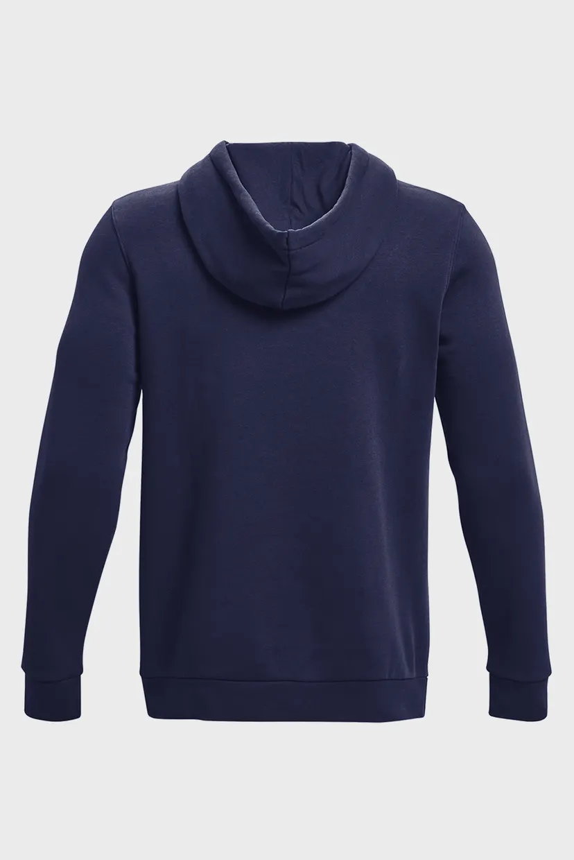 Чоловіче темно-синє худі UA Essential Fleece Hoodie-GRN 6